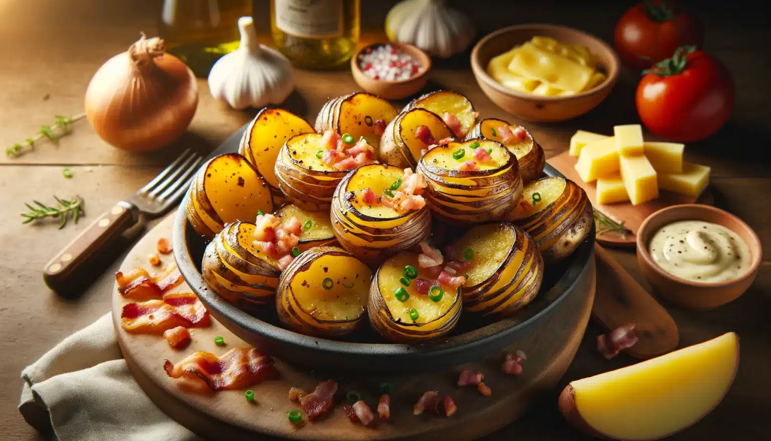 Batatas Recheadas na Air Fryer