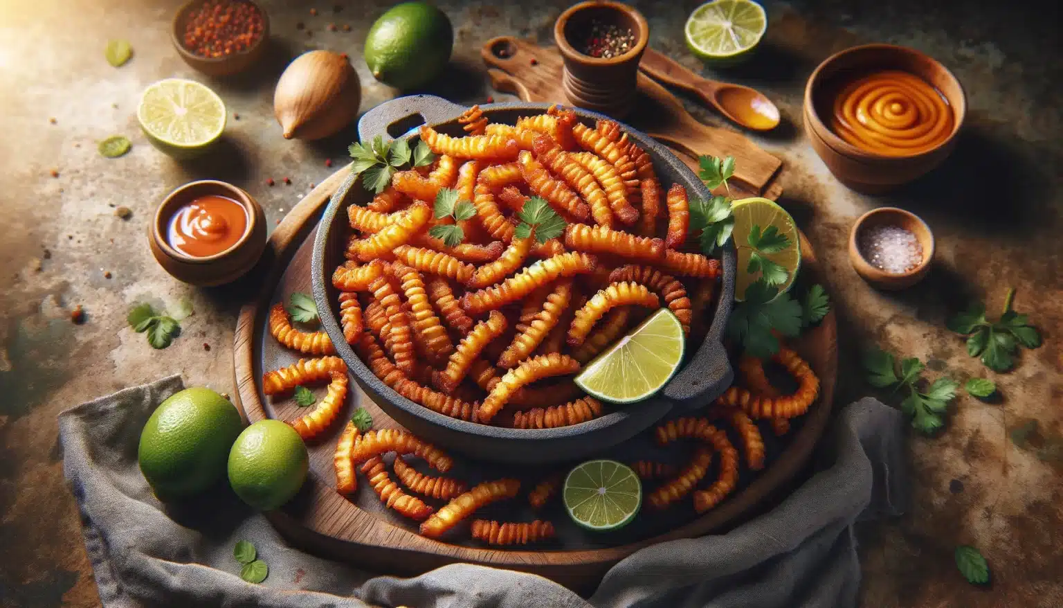 Tiras de Pota na Air Fryer