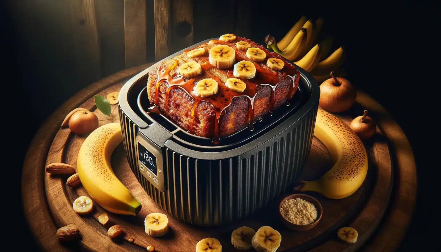Bolo de Banana na Air Fryer