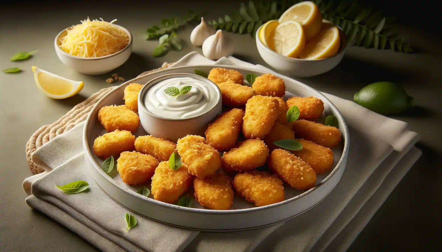 Nuggets de Frango Saudáveis na Air Fryer
