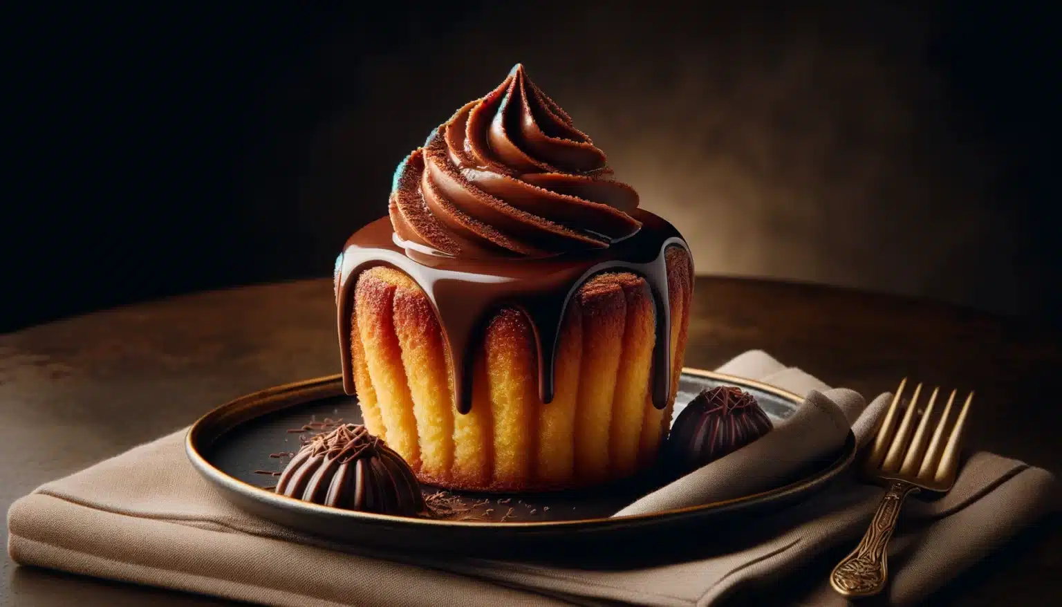 Petit Gâteau na Air Fryer