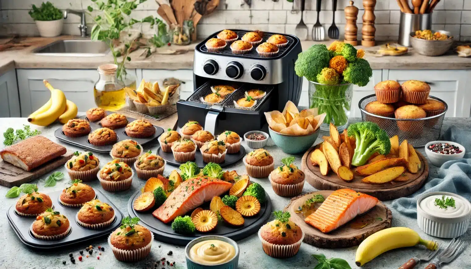 1001 Receitas Fáceis e Saudáveis para Air Fryer