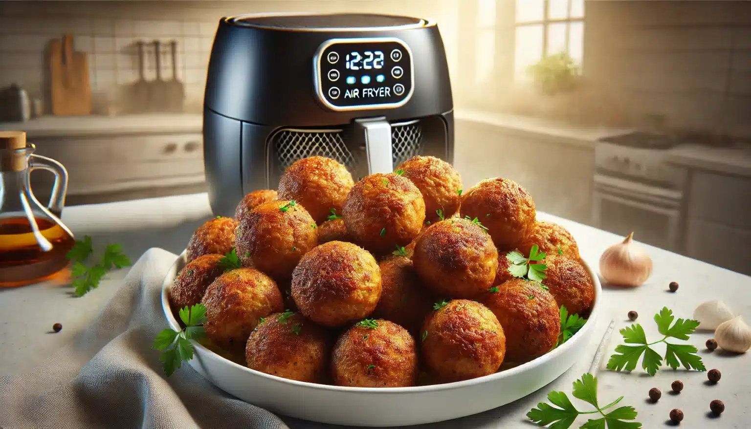 Almôndegas Suculentas na Air Fryer