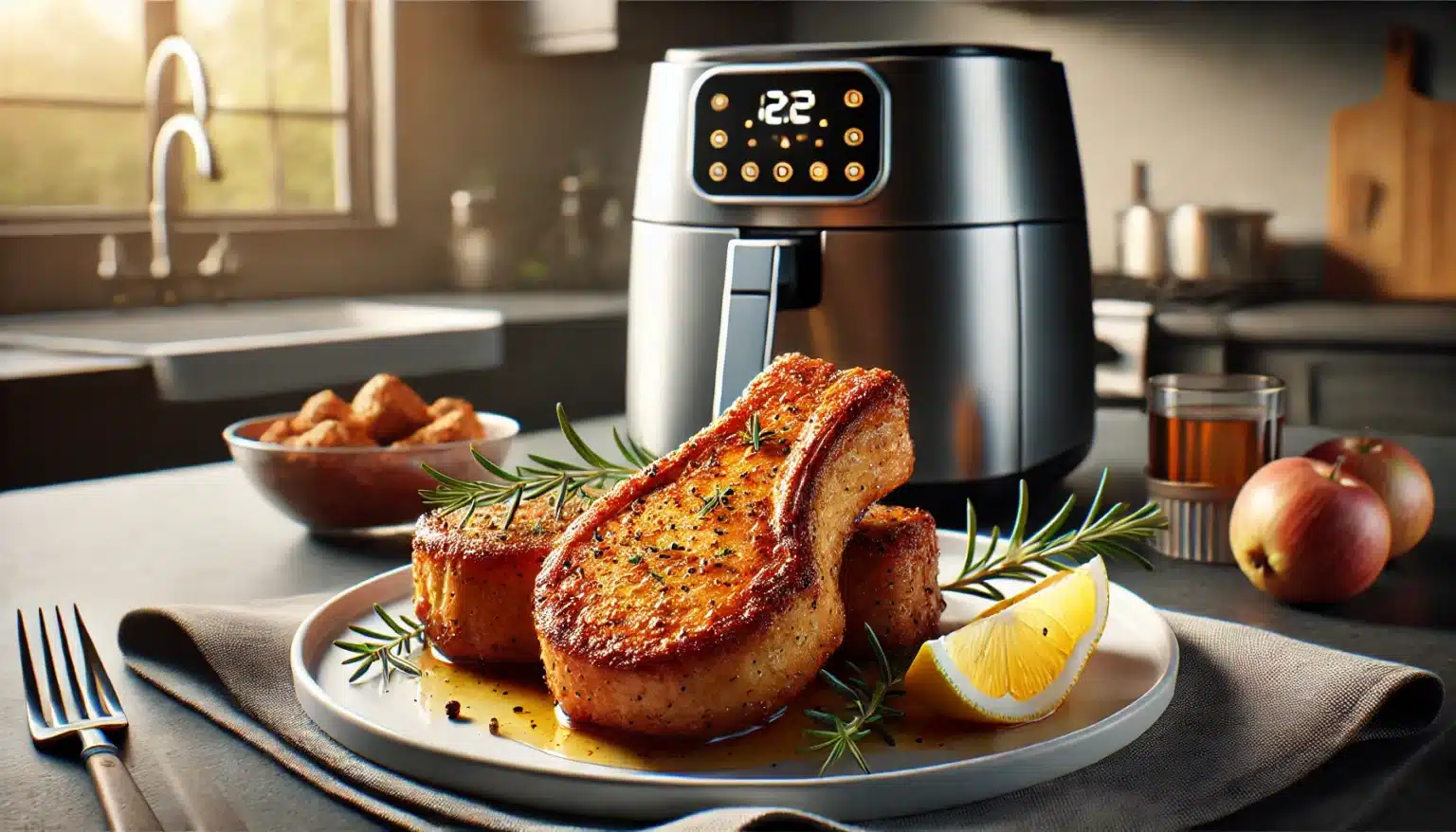 Costoletas de Porco na Air Fryer