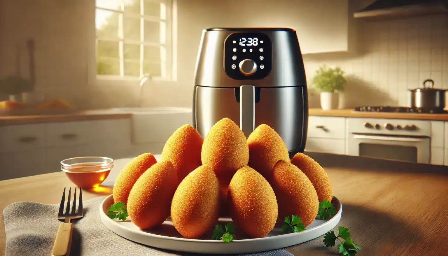 Coxinha de Frango Fit na Air Fryer