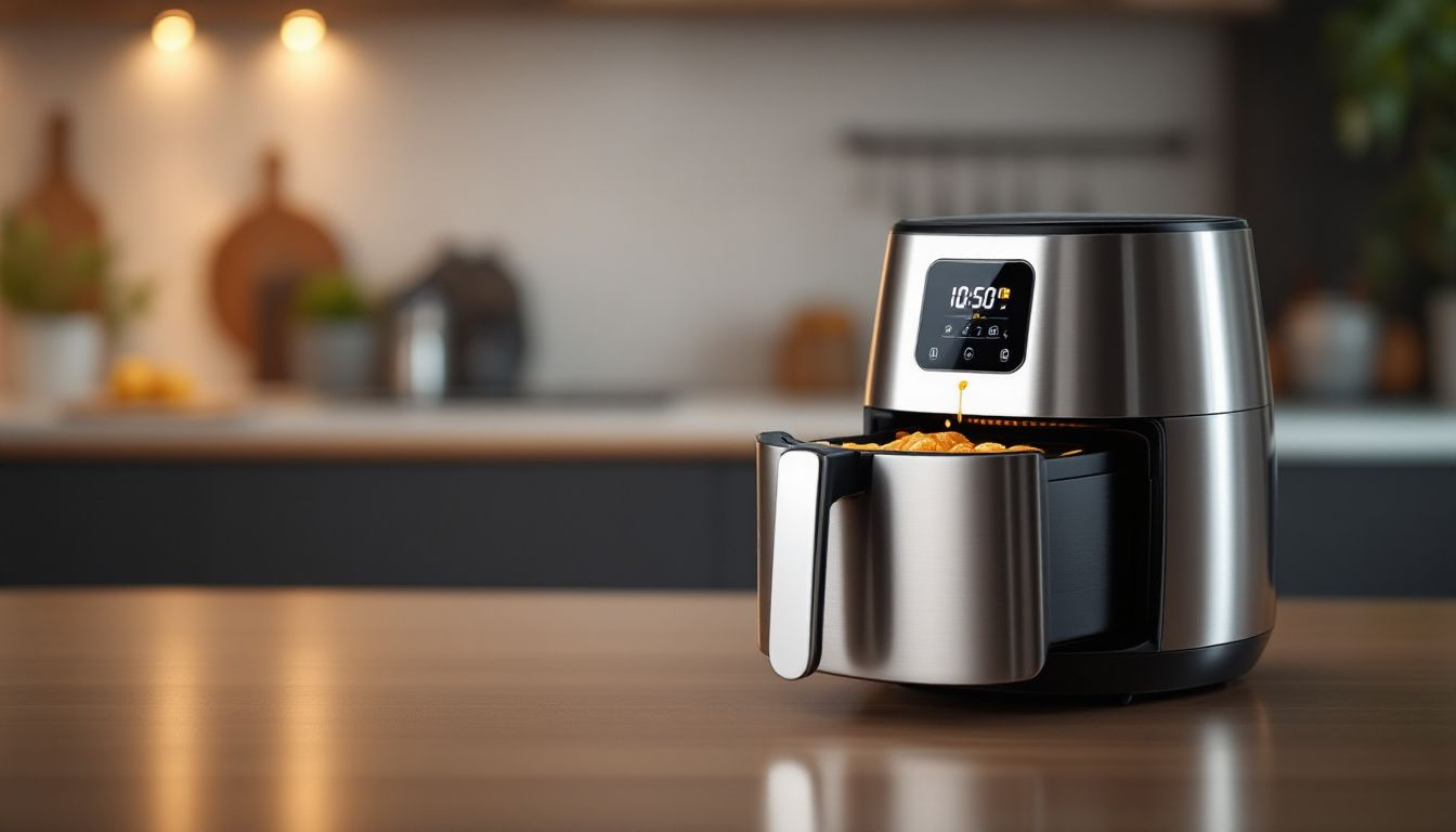 Imagem da Air Fryer Cosori Premium II, destacando sua alta qualidade e eficiência.