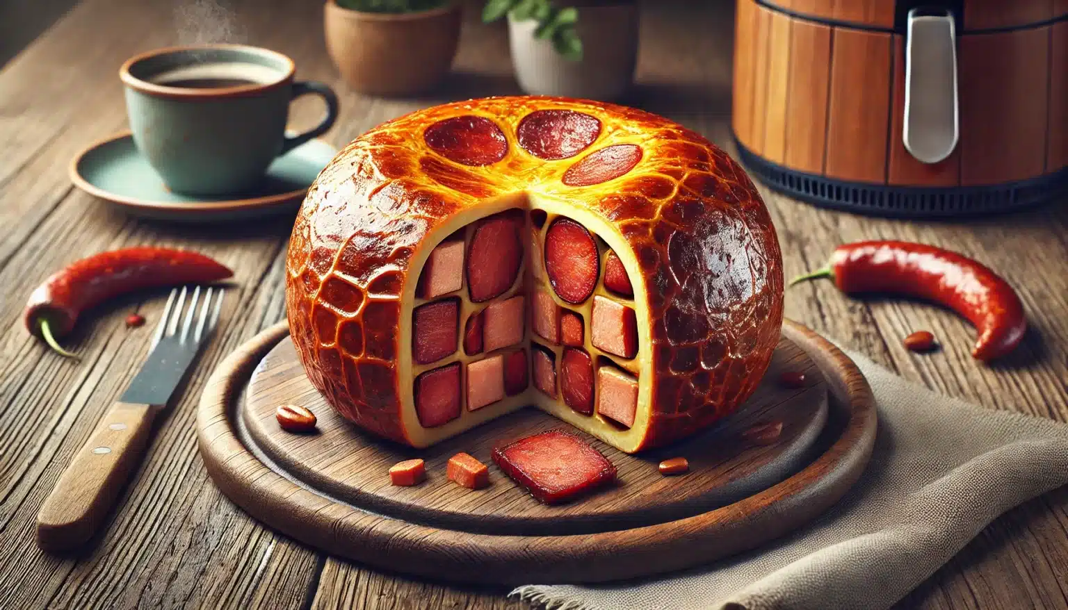 Bola de Carne Na Air Fryer