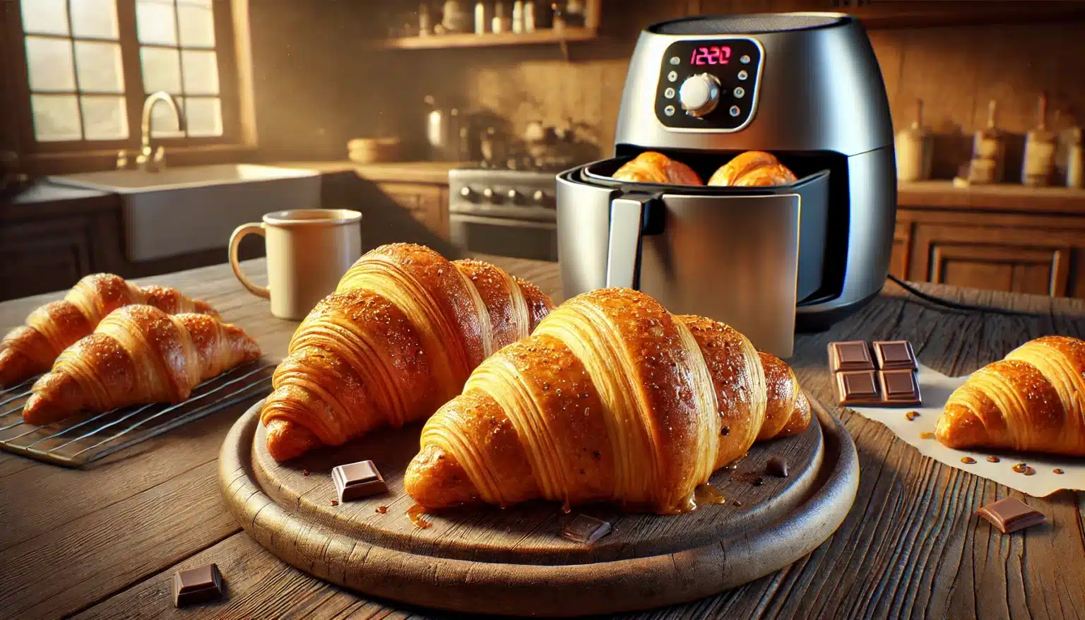 Croissants na Air Fryer: Receita Simples e Deliciosa