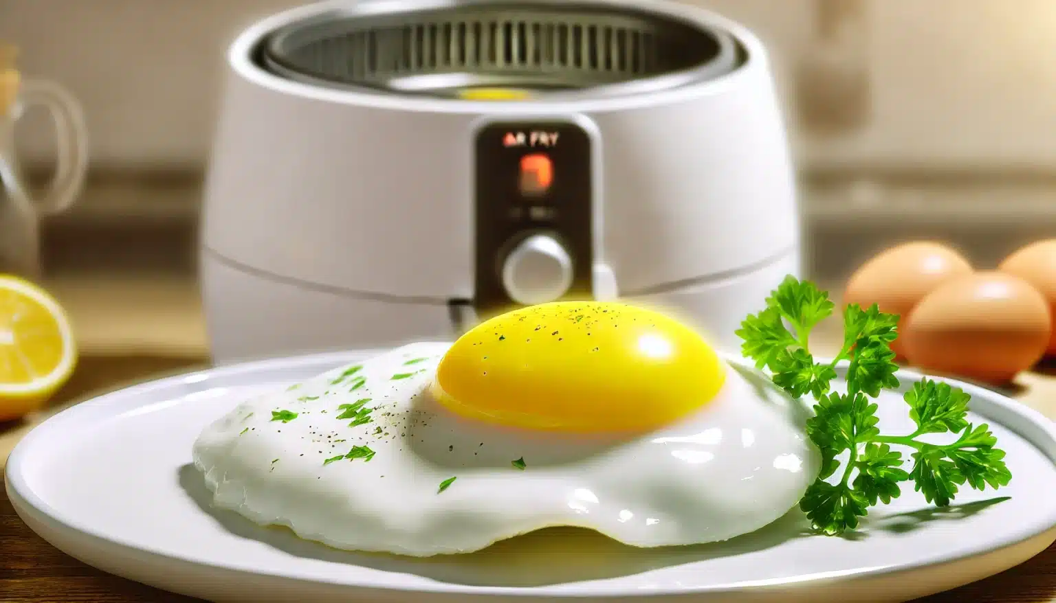 Ovo Estrelado na Air Fryer