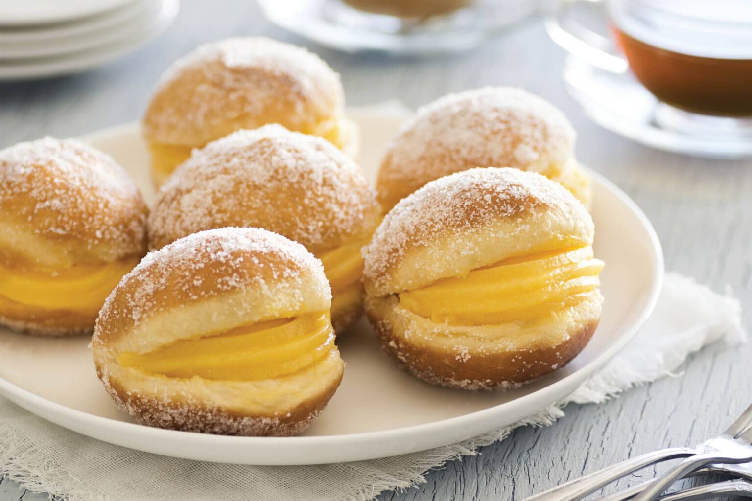 Bolas de Berlim na air fryer